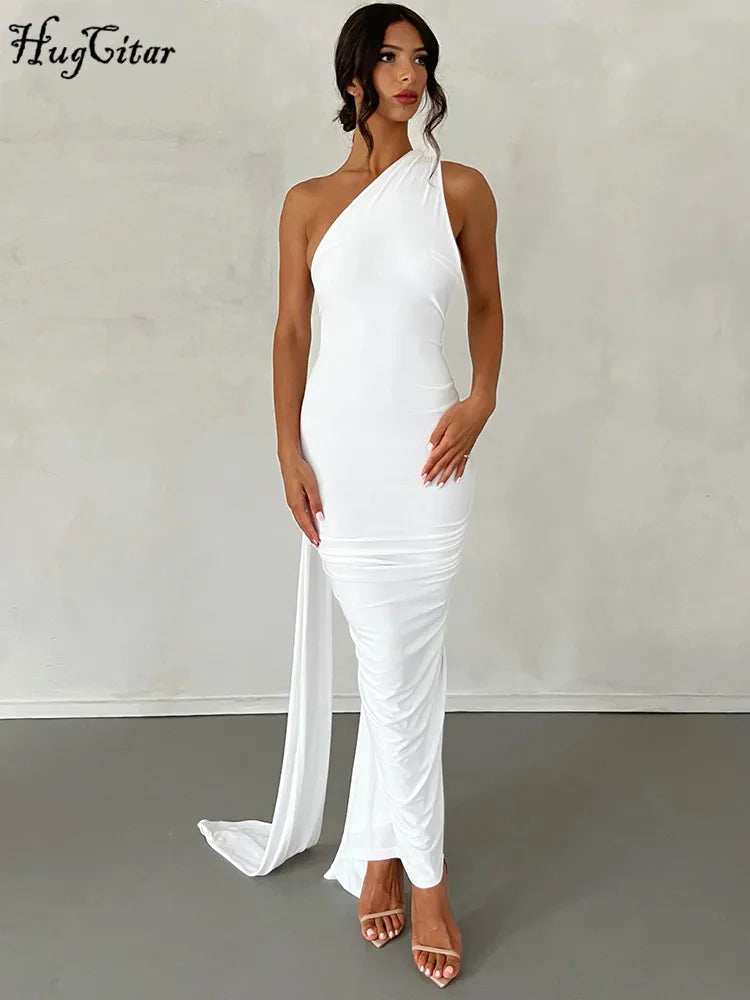 LuxeScarf Maxi Dress